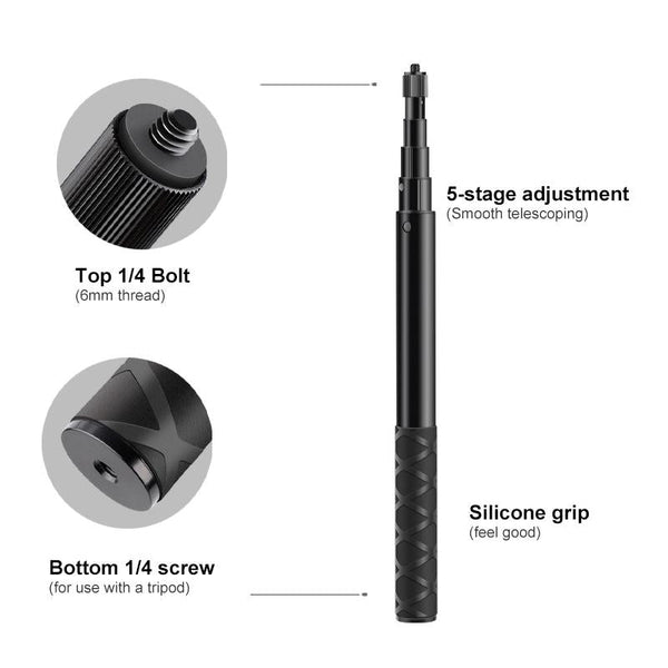 Dual Head Handlebar Mount For Motorcycle Selfie Stick Bike Camera Holders Mounts