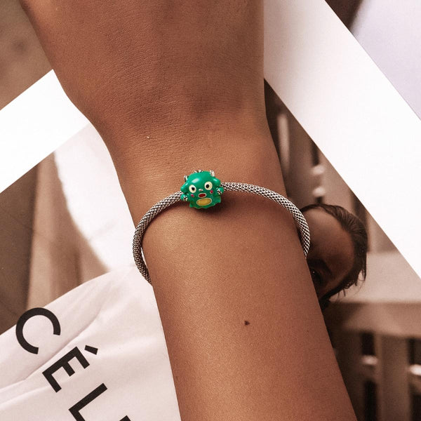 925 Sterling Silver Monster Beads For Diy Bracelets & Necklaces Craft Beads