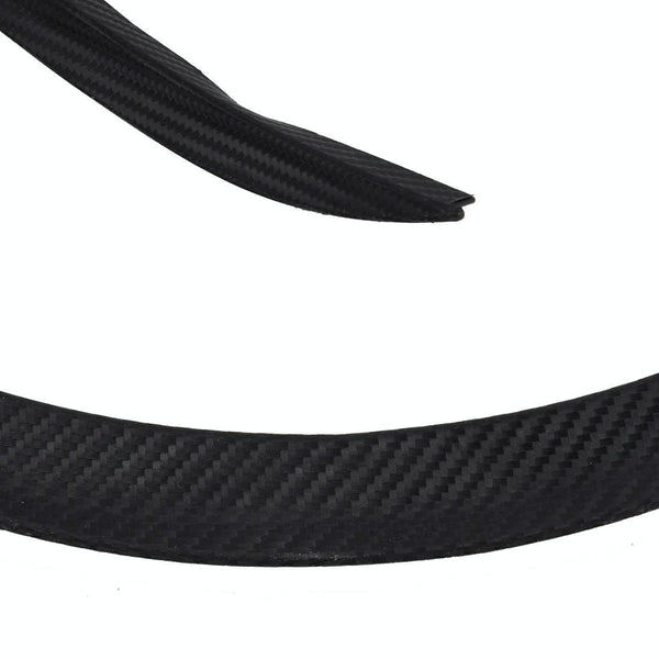 2 Pcs 54Cm Black Rubber Arc Strips Universal Fender Flares Wheel Eyebrow Decal Fenders & Mud Guards