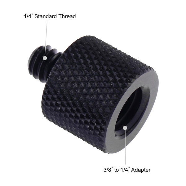 3/8 Inch Female To 1/4 Male Thread Adapter Screw For Audio And Video Equipment Cables & Adapters