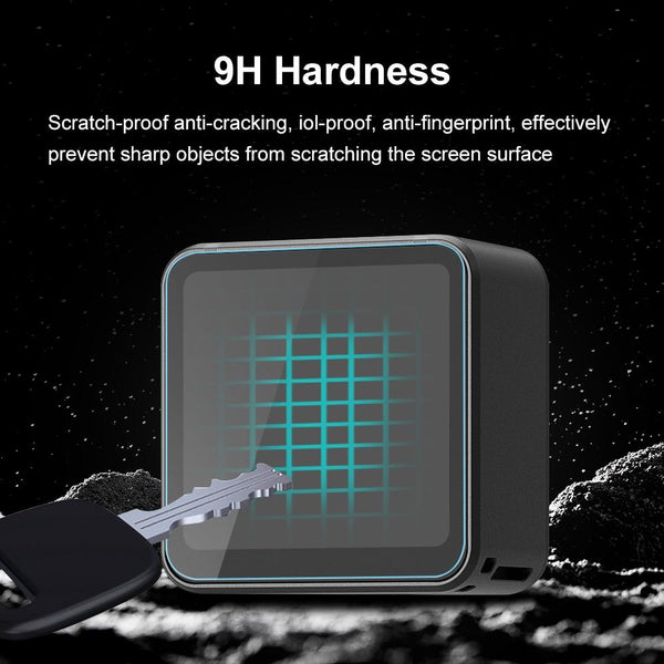 9H Tempered Glass Film For Dji Action 2 3 In 1 Lens With Front And Back Lcd Display Camera Screen Protectors