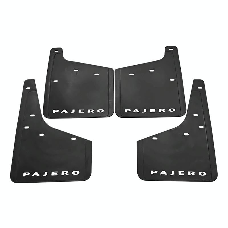 For Mitsubishi Pajero 2004 2021 4Pcs / Set Car Auto Soft Plastic Splash Flaps Fender Guard Fenders & Mud Guards
