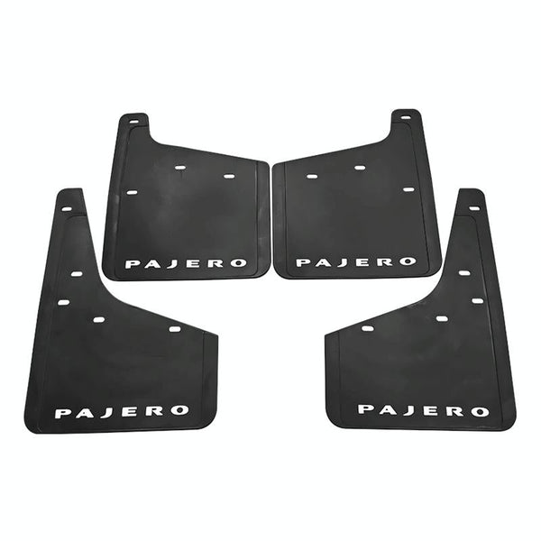 For Mitsubishi Pajero 2004 2021 4Pcs / Set Car Auto Soft Plastic Splash Flaps Fender Guard Fenders & Mud Guards