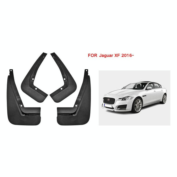 For Jaguar Xf 2016 4Pcs / Set Car Auto Soft Plastic Splash Flaps Fender Guard Fenders & Mud Guards