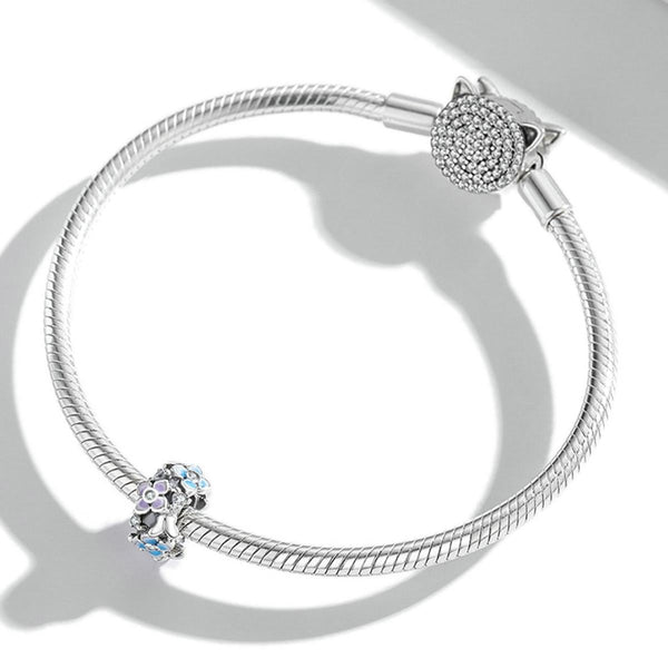 925 Sterling Silver Butterfly Love Flower Beads For Diy Bracelets & Necklaces Craft Beads