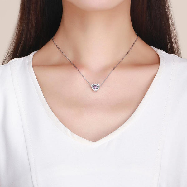 925 Sterling Silver Heart Beads For Diy Bracelets Charms & Pendants