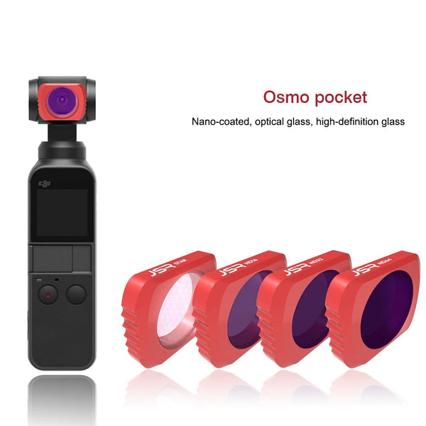 4 In 1 Hd Slim Lens Filter Set For Dji Pocket Nd8 Nd16 Cpl Nd32 & Nd64 Camera Drone Accessories