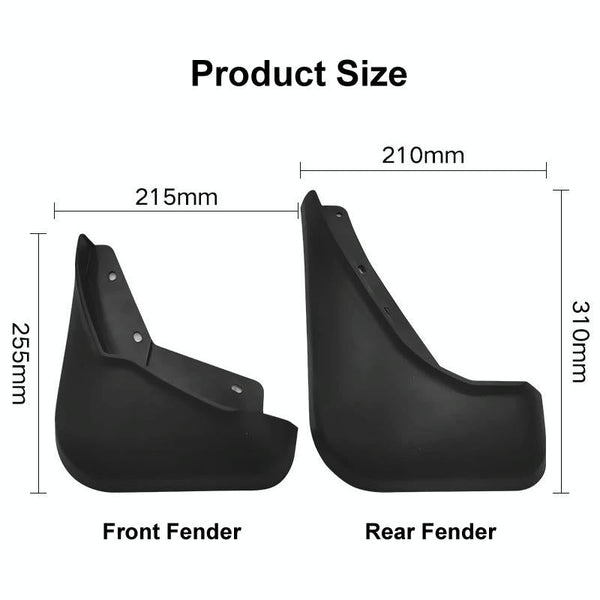 For Volvo Xc60 2018 2023 4Pcs / Set Car Auto Soft Plastic Splash Flaps Fender Guard Fenders & Mud Guards