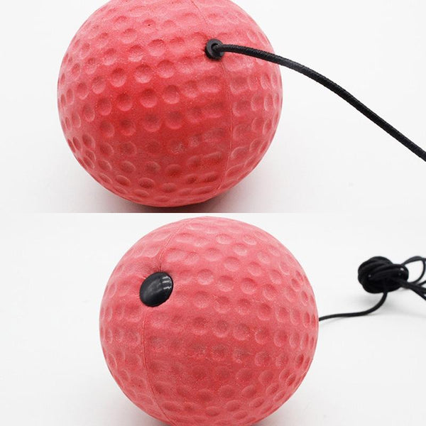 Adults' Fight Club Training Head Mounted Elastic Boxing Ball In Pu Leather Punching Bags