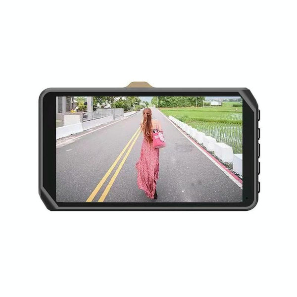 4 Hd 1080P Dual Lens Car Recorder With Night Vision Video In Dash Units W/O Gps