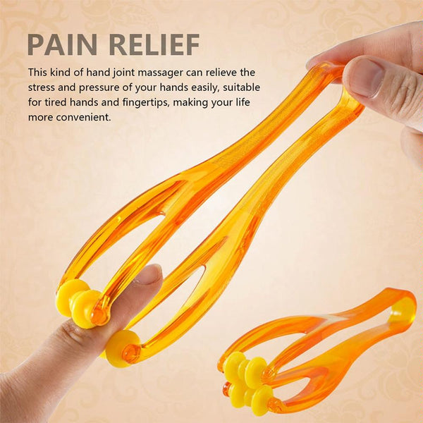 Convenient Finger Massager Tool Orange Massagers