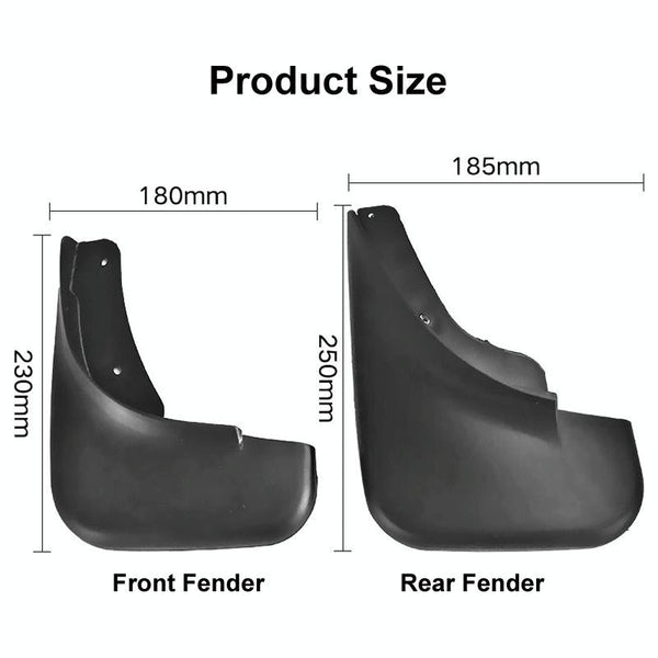 For Volkswagen Bora 2003 2008 4Pcs / Set Car Auto Soft Plastic Splash Flaps Fender Guard Fenders & Mud Guards