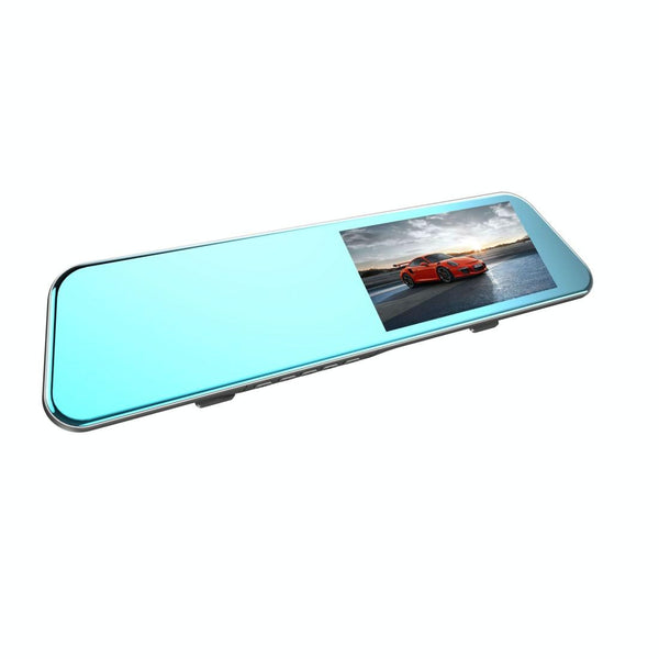 5.18 Full Hd Touch Screen Dual Lens Rearview Mirror Dvr Camera Other Car Video