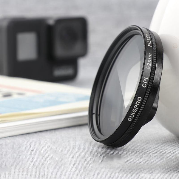 52Mm Professional Filter Set For Gopro Hero 7 / 6 With Adapter And Lens Cap Camera Drone Accessories