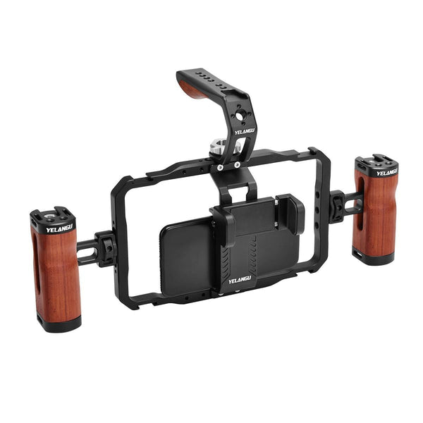 Smartphone Video Rig With Stabilizer Handles For Vlogging And Live Broadcast Stabilizers
