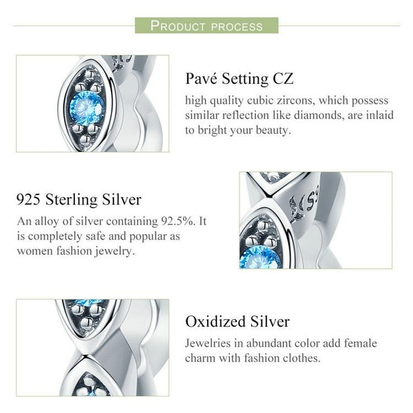 925 Sterling Silver Beaded Bracelet Diy Kit Charms & Pendants