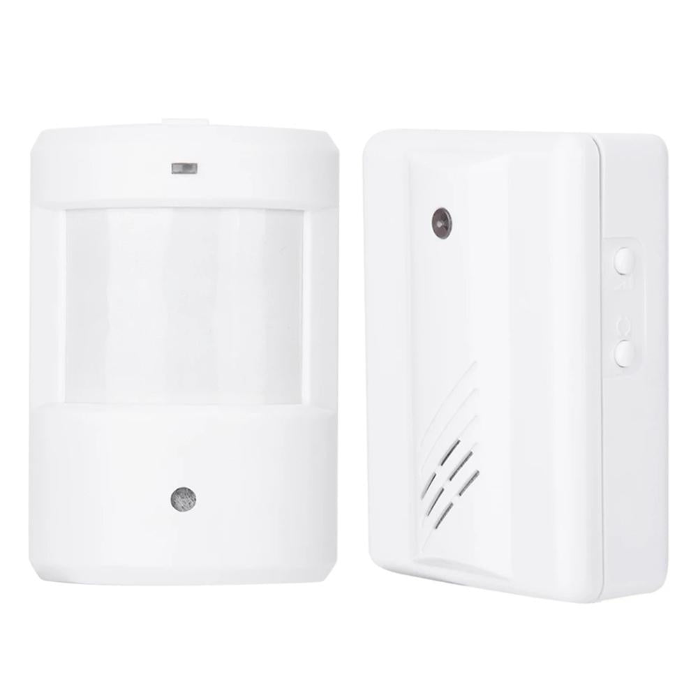 Wireless Doorbell With Electro Guard Ir Detection White Smart Doorbells