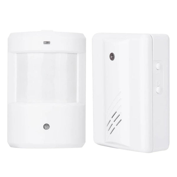 Wireless Doorbell With Electro Guard Ir Detection White Smart Doorbells