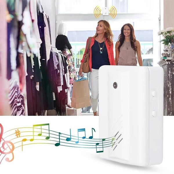 Wireless Doorbell With Electro Guard Ir Detection White Smart Doorbells