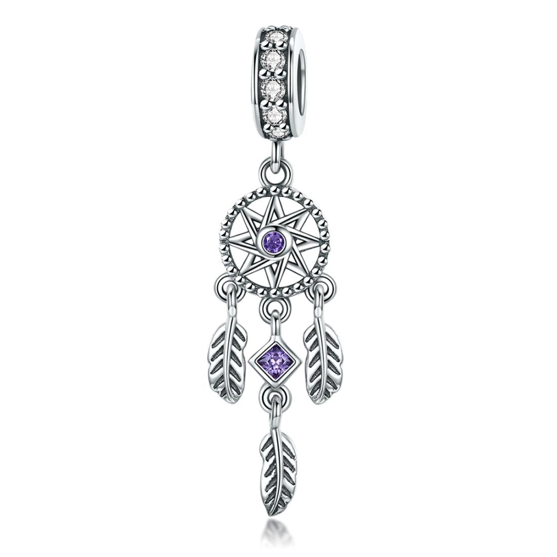925 Sterling Silver Dream Catcher Bracelet Beads Charms & Pendants