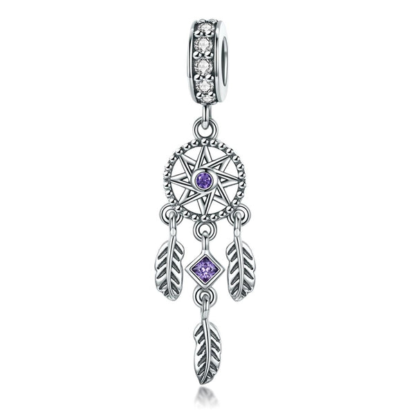925 Sterling Silver Dream Catcher Bracelet Beads Charms & Pendants