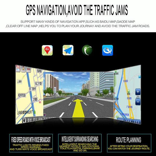 7 Inch Car Android Radio Receiver Fm / Bluetooth Tf Locator Technology Wifi 2Gb + 32Gb Other Car Audio