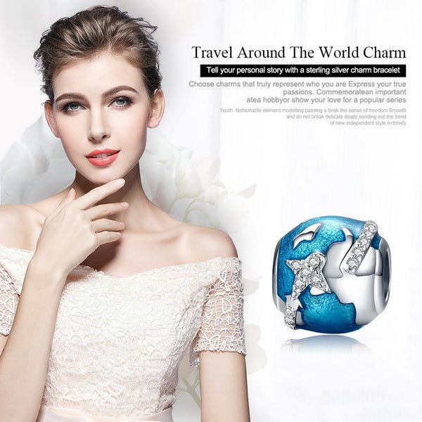 925 Sterling Silver Beaded Bracelet Accessories Charms & Pendants