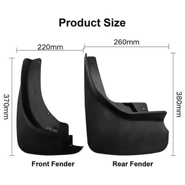 For Ford Explorer 2011 2019 4Pcs / Set Car Auto Soft Plastic Splash Flaps Fender Guard Fenders & Mud Guards