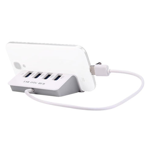 4 In 1 Micro Usb / To 2.0 Otg Docking Station With Stand Usb Cables Hubs & Adapters