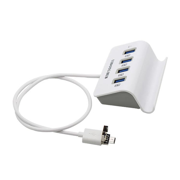 4 In 1 Micro Usb / To 2.0 Otg Docking Station With Stand Usb Cables Hubs & Adapters
