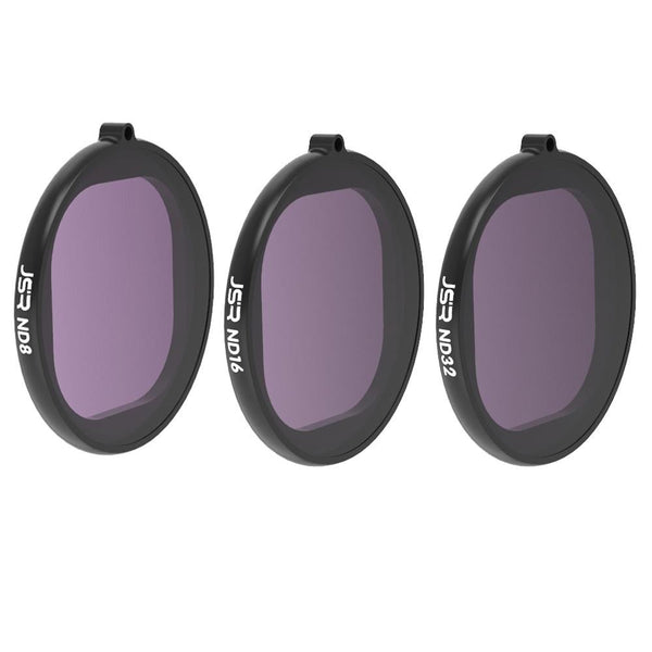 3 In 1 Round Lens Filter For Gopro Hero8 Nd8 Nd16 Nd32 Camera Drone Accessories