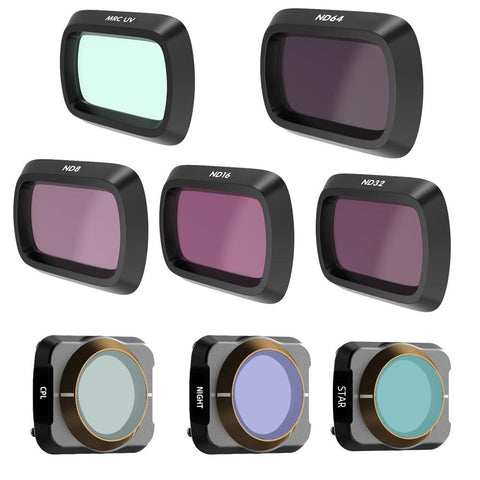 8 In 1 Night Star Lens Filter For Dji Mavic Air 2 Camera Drone Accessories