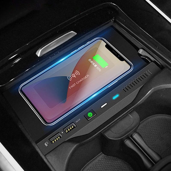 10W Wireless Charger For Mercedes Benz A Class 2019 2022 Qi Quick Charging Chargers & Cradles