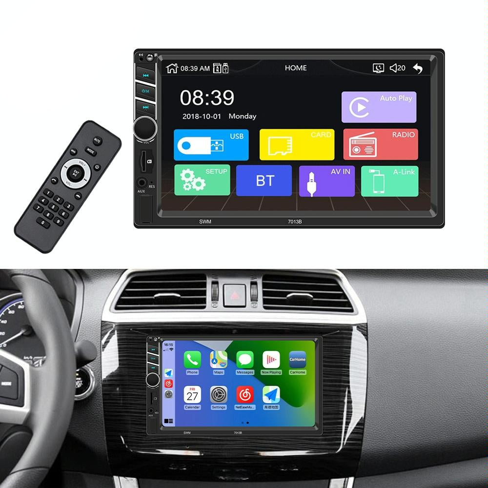 7 Inch Car Radio Receiver Mp5 Player Fm & Bluetooth Tf Card Phone Link Wired Carplay Other Car Audio