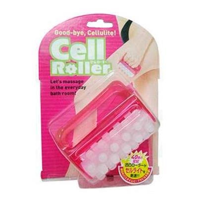 Thigh Slimming Cell Roller Massager Anti Cellulite Magenta Massagers