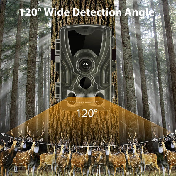 Outdoor Infrared Night Vision Camera With Tracking 2.7K Security Cameras