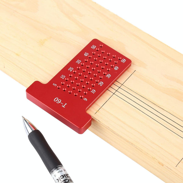 Woodworking T60 T Shaped Aluminum Ruler For Marking And Fixing Measuring Tapes & Rulers