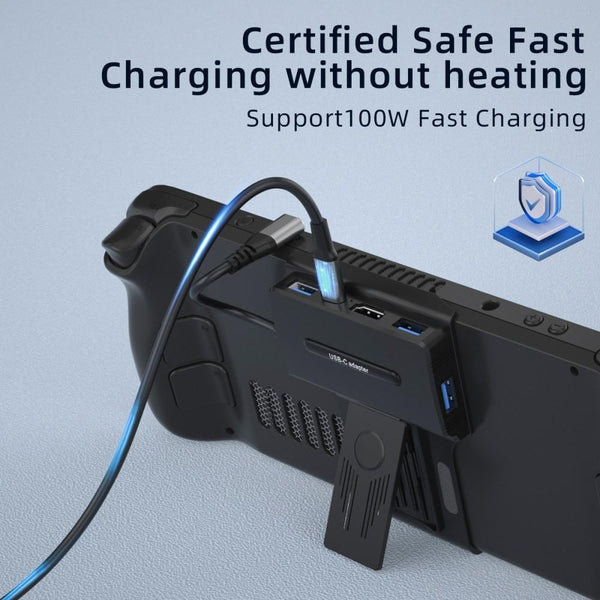 5 In 1 Docking Station For Steam Deck 4K / 60Hz Support Chargers & Charging Docks