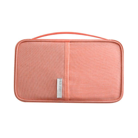 Waterproof Travel Document Bag Black Large Orange Pink Small Travel Wallets