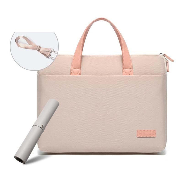 Ultra Thin Macbook Laptop Bag With Mouse Pad Khaki & Gray 13.3 14 Inches Laptop Cases & Bags