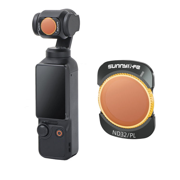 Sunnylife 3 In 1 Nd16 Camera Lens Filter For Dji Osmo Pocket No Gimbal Reset Nd32pl Camera Drone Accessories