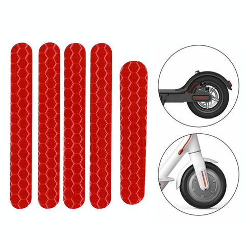 Scooter Mudguard Reflective Stickers For Ninebot Es1 Red Accessories Parts