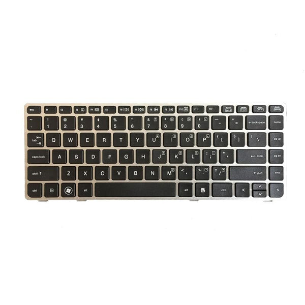 Silver Frame Us Keyboard For Hp Elitebook & Probook Keyboards & Keypads