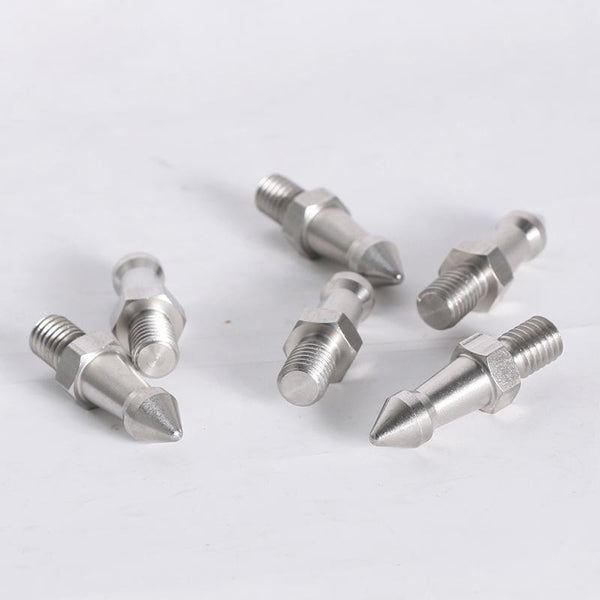 2 Pieces Stainless Steel M8 Feet Screws For Slr Tripod Audio And Video Accessories Cables & Adapters