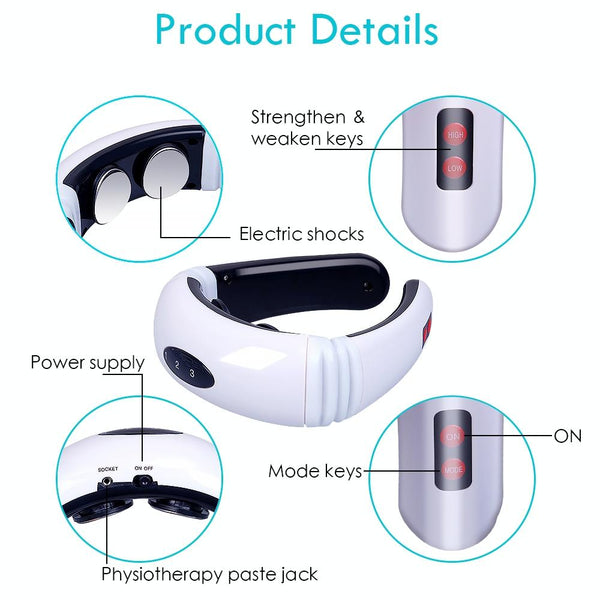 Electric Neck Massager Intelligent Body Plug Massagers