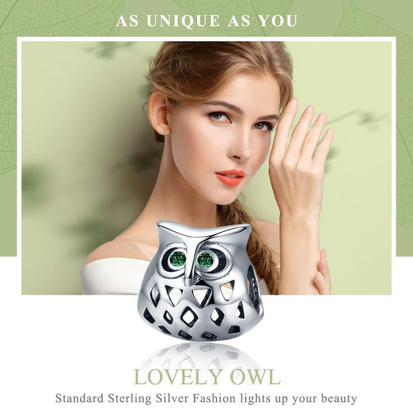 925 Sterling Silver Gemstone Inlaid Beads Charms & Pendants