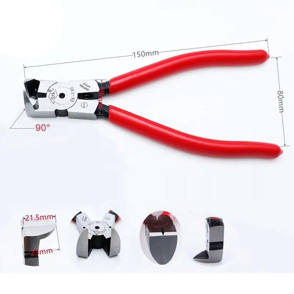 90 Degree Right Angle Diagonal Pliers Compact Versatile For Audio Video Repairs Other Hand Tools