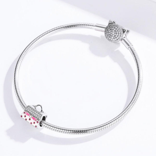 925 Sterling Silver Handbag Beads For Diy Bracelets & Necklaces Charms & Pendants