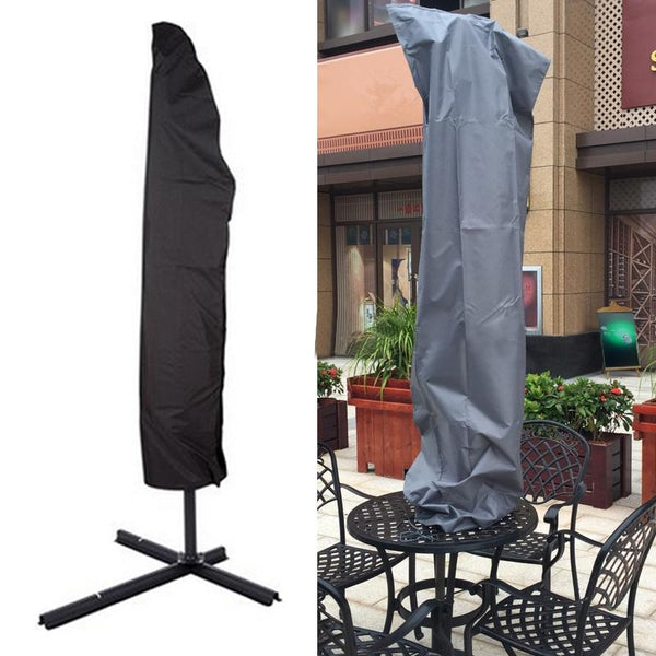 Foldable Outdoor Umbrella Cover Uv Protection 210D Oxford Cloth 57X48x25cm Black Patio Umbrellas