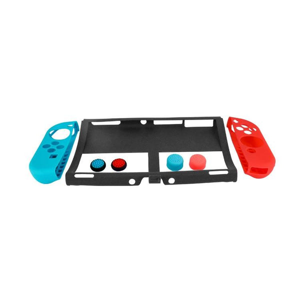 7 Piece Silicone Case Set For Nintendo Switch Oled Other Video Game Accessories